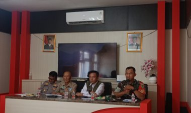 Danramil 2201/Cisolok Bersama Forkopincam Gelar Lokakarya Triwulan III Puskesmas Cisolok
