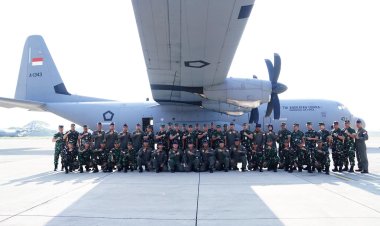 Perkuat Misi Bantuan Kemanusiaan Gaza, 1 Pesawat Hercules A-1343 Diberangkatkan