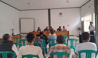 Danramil 2207/Jampangtengah Hadiri Rapat Koordinasi Sinkronisasi Data Penerimaan Manfaat SPPG