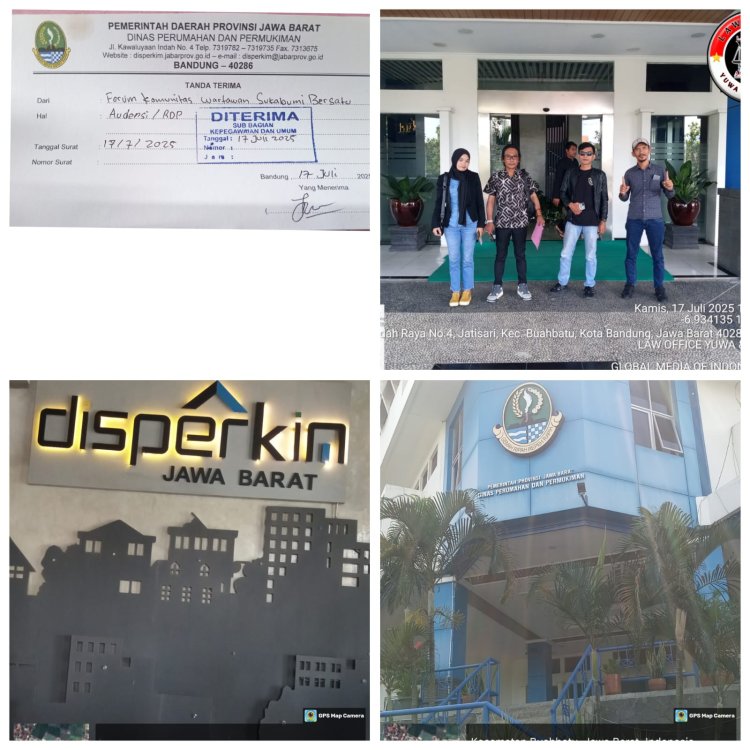 FKWSB akan menggugat kepengadilan terkait Audensi atau RDP tidak di indahkan oleh Dinas perkim Provinsi Jawa Barat