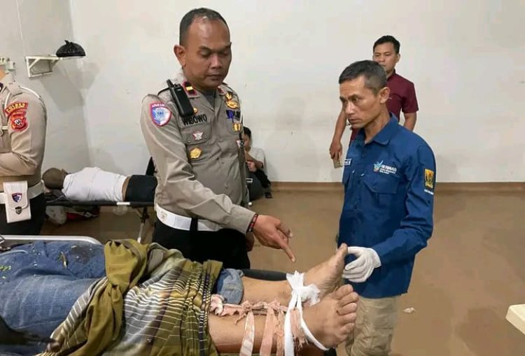 Truk Terjun ke Jurang di Leter S Cikidang, Sopir Alami Luka Serius
