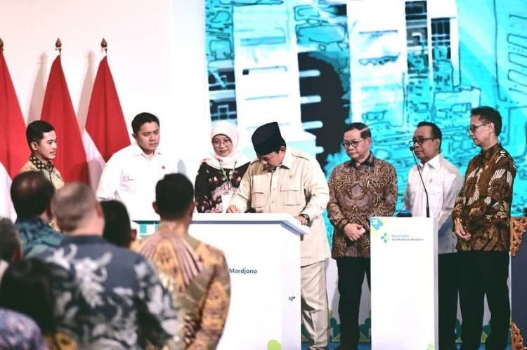 Presiden Prabowo Resmikan Gedung Layanan Terpadu dan Institut Neurosains Nasional RSPON Mahar Mardjono