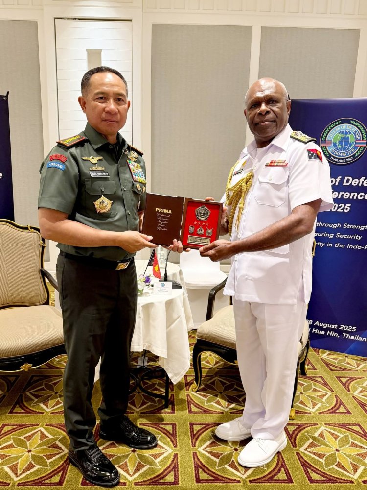 Panglima TNI Intensifkan Diplomasi Militer di Ajang CHODs 2025 Thailand