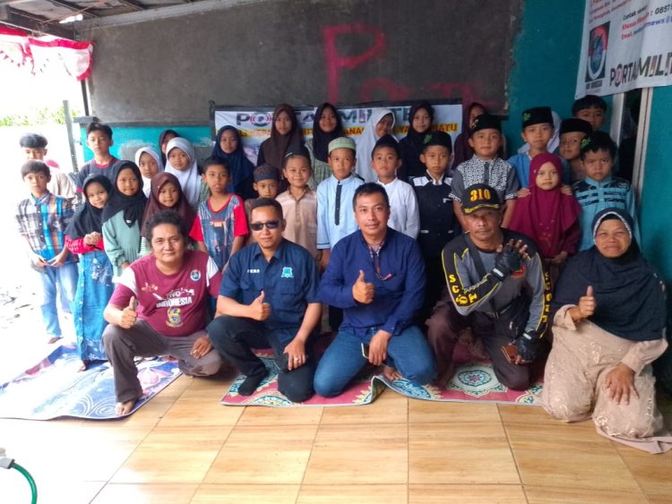 Kepedulian sosial Tercermin dalam Santunan anak yatim-piatu