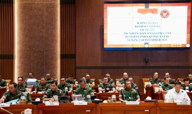 Wakil Panglima TNI Hadiri Rapat Kerja Bersama Komisi I DPR RI