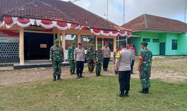 Sinergitas TNI-Polri Wujudkan Keamanan Wilayah di Ciemas
