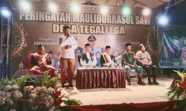 Danramil 2209/Lengkong Hadiri Peringatan Maulidurrasul SAW di Desa Tegallega