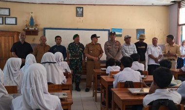 Danramil 2207/Jampangtengah Hadiri Launching Program Makan Bergizi Gratis