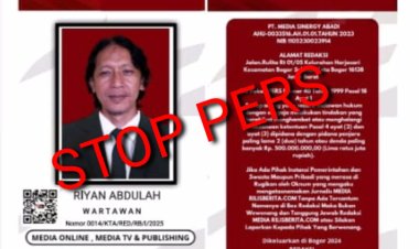 STOP PERS!!! Dihimbau Kepada Seluruh Instansi Pemerintah, Polri, TNI, Swasta. Bahwa Nama yang kami sebutkan atau cantumkan di bawah ini bukan lagi Wartawan rilisberita.com