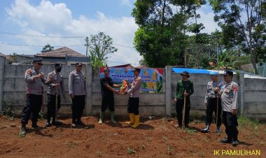 Kapolsek Pamulihan Tanam Jagung untuk Ketahanan Pangan dan Kesejahteraan Masyarakat