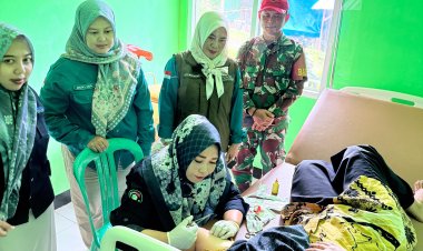 Babinsa Koramil 2213/Jampang Kulon Dampingi Kegiatan KB Kesehatan di Kecamatan Kalibunder