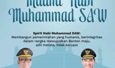 Pemerintah Provinsi Banten Gelar Peringatan Maulid Nabi Muhammad SAW