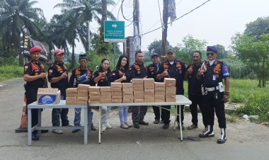 BPPKB Banten DPC Kota Bogor Gelar Jumat Berkah, Bagikan Makan Siang Gratis
