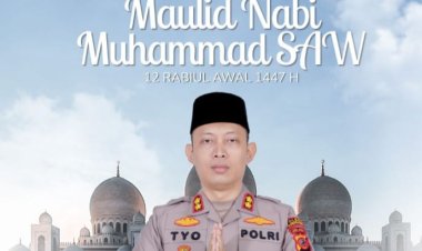 Kapolres Sumedang Ucapkan Selamat Memperingati Maulid Nabi Muhammad SAW