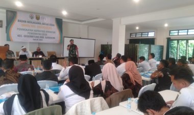 Danpos Gegerbitung Koramil 2208/Nyalindung Hadiri Kegiatan Peningkatan Kapasitas Pemerintahan Desa