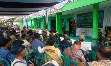 Lepas Sambut Komandan Koramil 2211/Sagaranten Berlangsung Khidmat