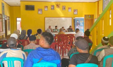 Babinsa Desa Bojongsari Koramil 2213/Jampang Kulon Hadiri Rapat Bulanan Pemdes dan Tokoh Masyarakat