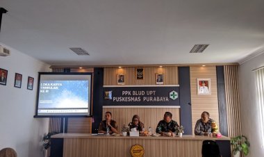 Danposramil Purabaya Hadiri Loka Karya Mini Triwulan III di Puskesmas Purabaya