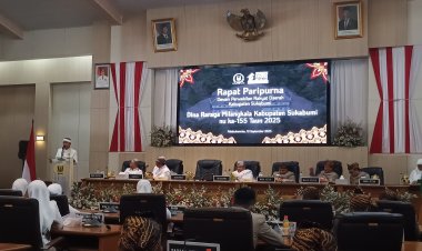 Dandim 0622/Kab Sukabumi Dampingi Gubernur Jawa Barat Hadiri Rapat Paripurna HUT ke-155 Kabupaten Sukabumi