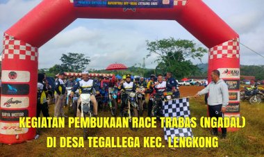 Danramil 2209/Lengkong Hadiri Acara Race Trabas Ngadal dalam Rangka HUT RI ke-80 dan Hari Jadi Kecamatan Lengkong ke-75