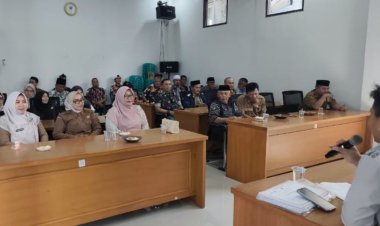 Bati Komsos Koramil 2206/Parakansalak Hadiri Pembubaran Panitia PHBN dan Pembentukan Panitia HUT Santri Nasional