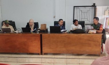 Babinsa Koramil 2208/Nyalindung Hadiri Musyawarah Desa Buniwangi