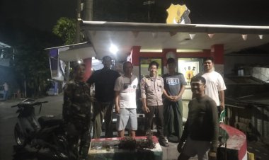 Babinsa Koramil 06-05/Bogor Utara Gelar Patroli Siskamling Bersama Warga Tegal Gundil