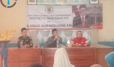 Anggota DPRD Sukabumi H. Junajah Jajah Nurdiansyah Serap Aspirasi Warga Desa Limusnunggal