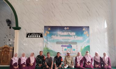 Danramil 2209/Lengkong Hadiri Peringatan Maulid Nabi Muhammad SAW