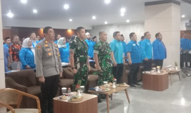 Dandim 0622/Kabupaten Sukabumi Dampingi Pamen Ahli Kodam III/Siliwangi Hadiri Pelantikan DPD I KNPI Jawa Barat Periode 2025–2028