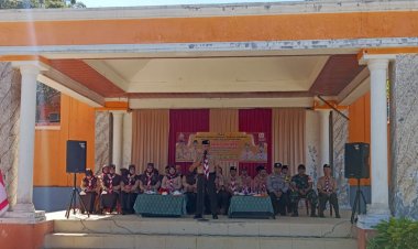 Babinsa Koramil 2208/Nyalindung Hadiri Pengukuhan dan Pelantikan Pramuka Garuda