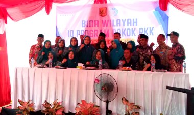Bina Wilayah 10 Program Pokok PKK Tahun 2025 Digelar di Desa Rido Galih