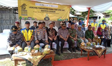 Dandim 0622/Kab Sukabumi Hadiri Launching Pembangunan Rutilahu Serentak se-Kabupaten Sukabumi Tahun 2025