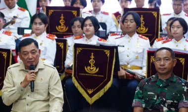 Panglima TNI Dampingi Menhan RI Beri Arahan Kadet Unhan Asal Palestina