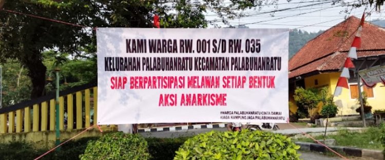 Warga Palabuhanratu Tolak Demo Anarkis, Tunjukkan Sikap Damai dan Bersatu