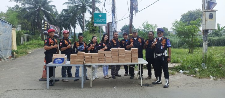 BPPKB Banten DPC Kota Bogor Gelar Jumat Berkah, Bagikan Makan Siang Gratis