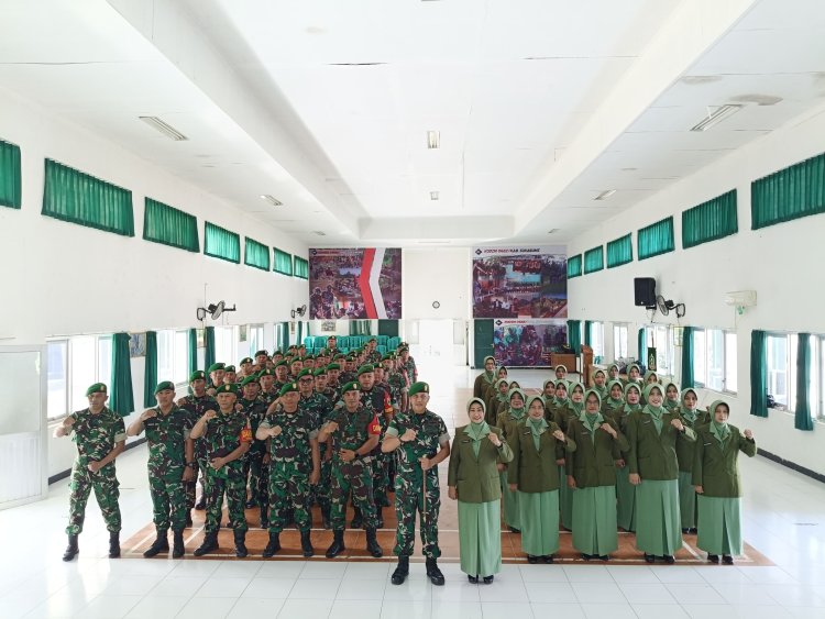 Korp Raport Penerimaan Perwira Baru dan Serah Terima Jabatan di Jajaran Kodim 0622/Kabupaten Sukabumi