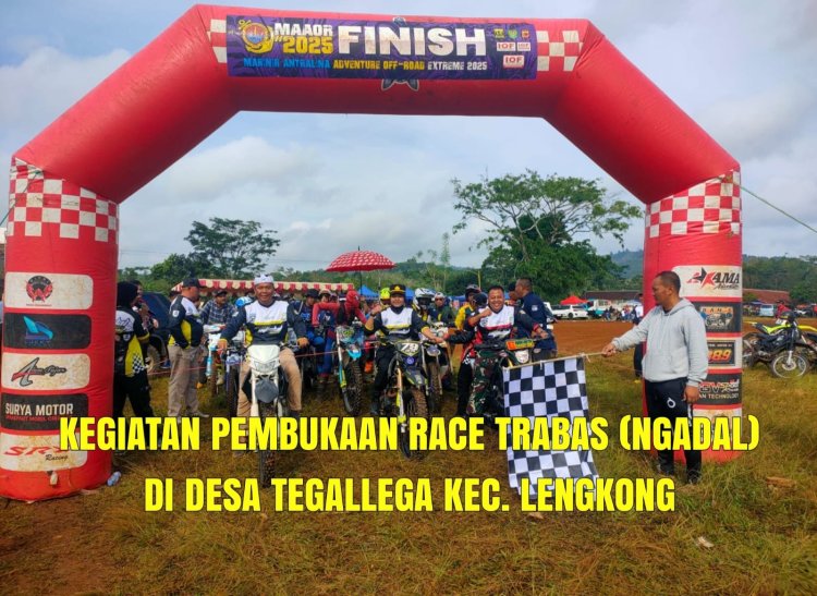 Danramil 2209/Lengkong Hadiri Acara Race Trabas Ngadal dalam Rangka HUT RI ke-80 dan Hari Jadi Kecamatan Lengkong ke-75