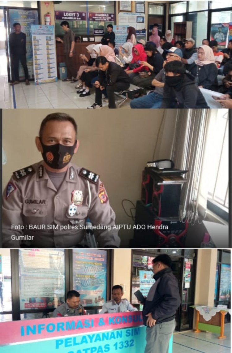 Satpas SIM Polres Sumedang Ajak Masyarakat Tertib Prosedur dalam Pengurusan SIM