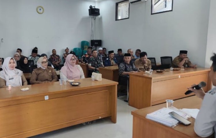 Bati Komsos Koramil 2206/Parakansalak Hadiri Pembubaran Panitia PHBN dan Pembentukan Panitia HUT Santri Nasional