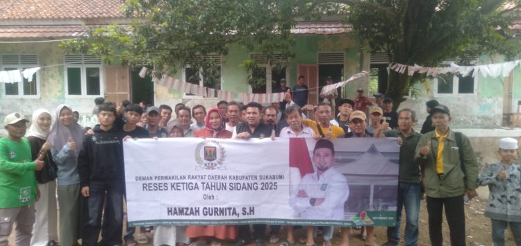 Anggota DPRD Kabupaten Sukabumi, Hamzah Gurnita, S.H. Gelar Reses ke-III di Desa Loji
