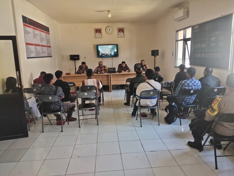 Danramil 2205/Kalapanunggal Hadiri Rakor Ketahanan Pangan