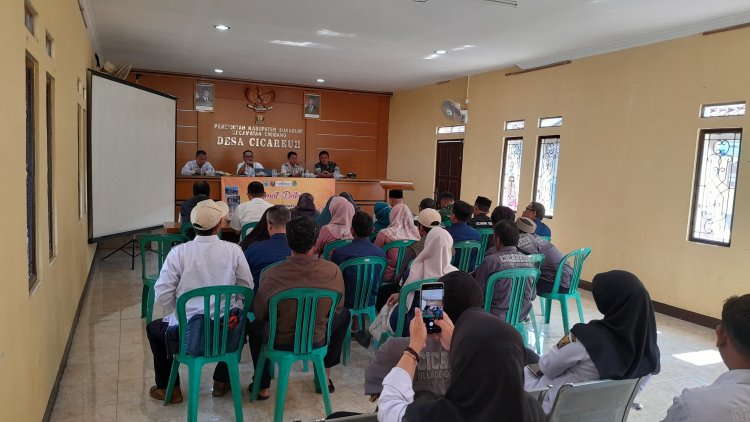 Danramil 2204/Cikidang Hadiri Penilaian Klarifikasi Lapangan Anugerah Gapura Sribaduga Desa Tingkat Kabupaten Sukabumi