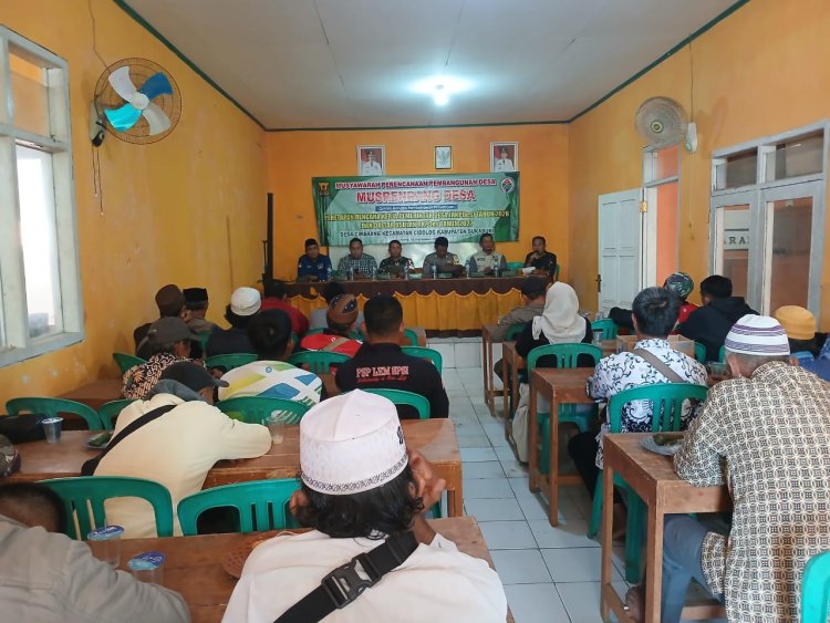 Babinsa Koramil 2211/Sagaranten Hadiri Musrenbang Desa Cidolog