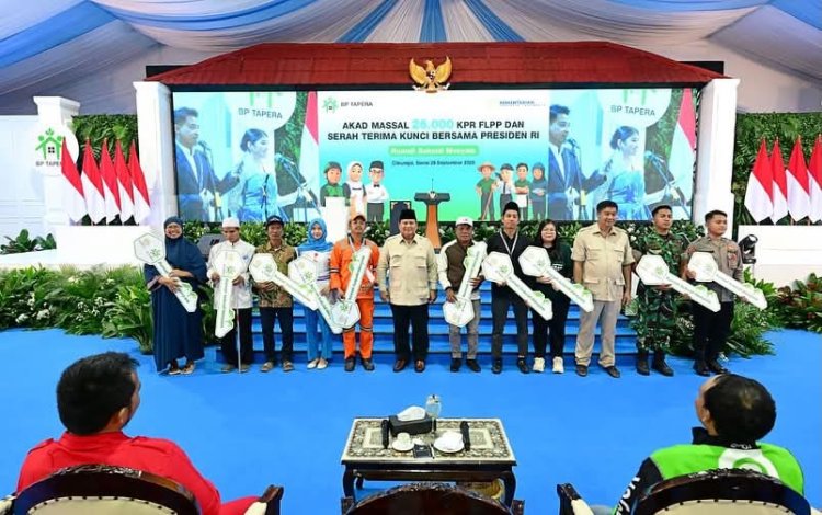 Presiden Prabowo Resmikan 26 Ribu KPR FLPP, Targetkan 3 Juta Rumah Layak Huni untuk Rakyat