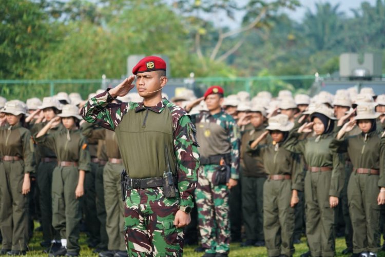 1.000 Siswa-siswi SMK Ikuti Gelombang 2 Korps Kadet Republik Indonesia di Batalyon 13 Kopassus, Bogor