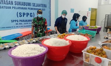 Babinsa Koramil 2206/Parakansalak Laksanakan Pengecekan Dapur SPPG