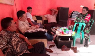 Babinsa Koramil 2207/Jampang Tengah Laksanakan Komsos