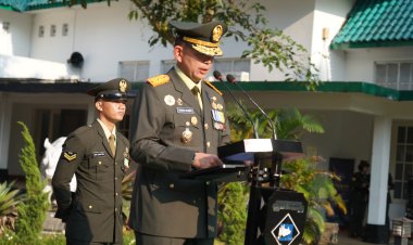 Pimpin Upacara HUT TNI ke-80, Danrem 061/Suryakancana Dorong Prajurit TNI Jaga Soliditas dan Profesionalisme