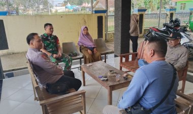 Babinsa Koramil 2214/Surade Jalin Sinergi Melalui Komsos Bersama Aparatur Desa Mangunjaya